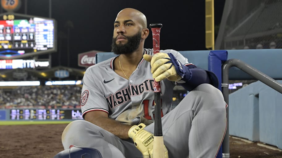 Amed Rosario is headed to the Bronx after starting the season with the Washington Nationals | Jayne Kamin-Oncea-Imagn Images