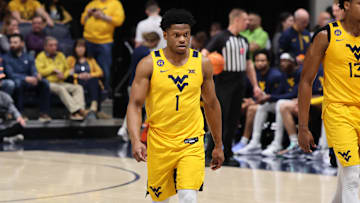West Virginia University guard Joseph Yesufu