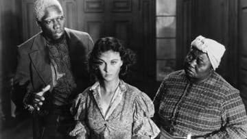 Left to right: Oscar Polk, Vivien Leigh, and Hattie McDaniel in 'Gone With the Wind.'