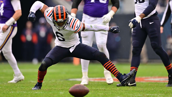 Kyler Gordon celebrates a big stop last year against the Vikings. His reported return Sunday could mean a big-play force in the lineup for the first time in 2025.