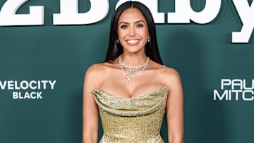 Vanessa Bryant arrives at the 2024 Baby2Baby Gala Presented by Paul Mitchell held at the Pacific Design Center on November 9, 2024 in West Hollywood.