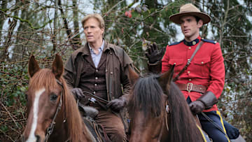 When Calls the Heart on Hallmark Channel. Photo: Jack Wagner, Kevin McGarry. 