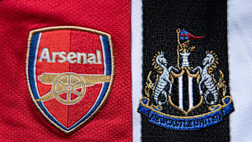 Arsenal and Newcastle United Club Crests
