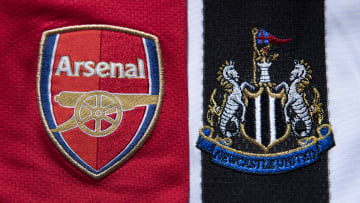 Arsenal and Newcastle United Club Crests