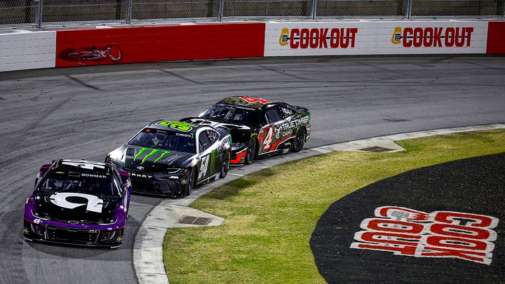 Alex Bowman, Ty Gibbs, Noah Gragson, Cook Out Clash, Bowman Gray Stadium, NASCAR
