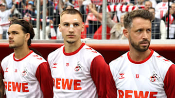Tim Lemperle (mittig) und Mark Uth (rechts) werden den Effzeh verlassen.