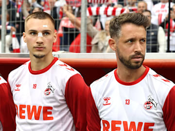 Tim Lemperle (mittig) und Mark Uth (rechts) werden den Effzeh verlassen.