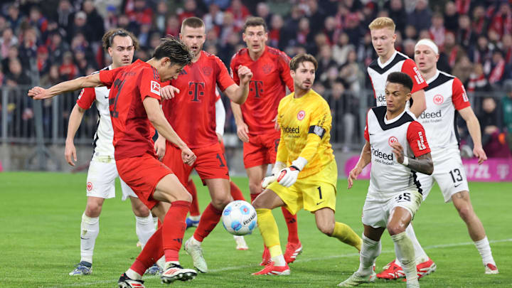Hiroki Ito scored his maiden goal for Bayern Munich against Eintracht Frankfurt.