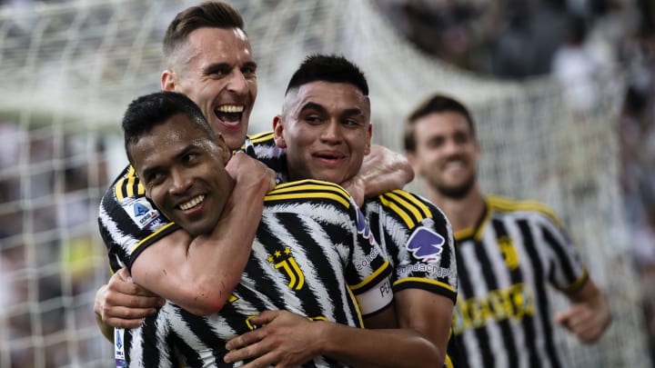 Juventus oyuncularının gol sevinci