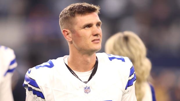 Dallas Cowboys place kicker Brandon Aubrey 