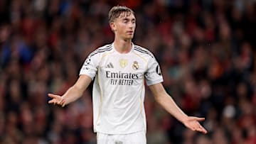 Dean Huijsen im Trikot von Real Madrid Dean Huijsen im Trikot von Real Madrid