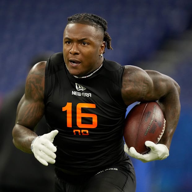 Pittsburgh Steelers running back Kaleb Johnson