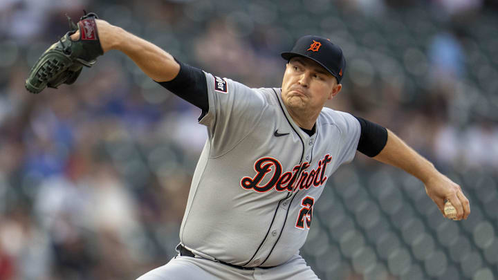 Tarik Skubal gave up a home run to a left-handed batter for the first time this season on Thursday Tarik Skubal gave up a home run to a left-handed batter for the first time this season on Thursday