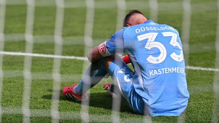 Florian Kastenmeier und Fortuna müssen den Gang in die 3. Liga antreten 