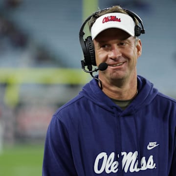 Ole Miss coach Lane Kiffin didn't waste time taking a friendly shot at Hugh Freeze and Auburn at SEC media day.