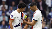 Marquinhos et Hakimi, Paris SG