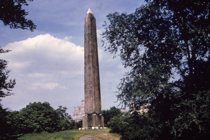 Cleopatra's Needle in Central Park, New York.