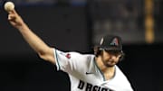 Arizona Diamondbacks Zac Gallen (23) pitches against the Atlanta Braves on June 4, 2023, at Chase Field in Phoenix.