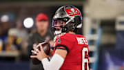 Tampa Bay Buccaneers quarterback Baker Mayfield.