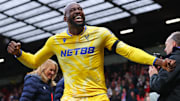 Mateta was on target for Palace at Old Trafford in February