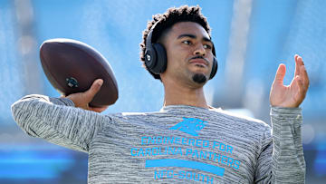 Carolina Panthers quarterback Bryce Young