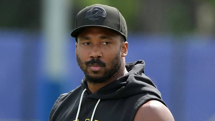 Los Angeles Rams defensive end Myles Garrett.