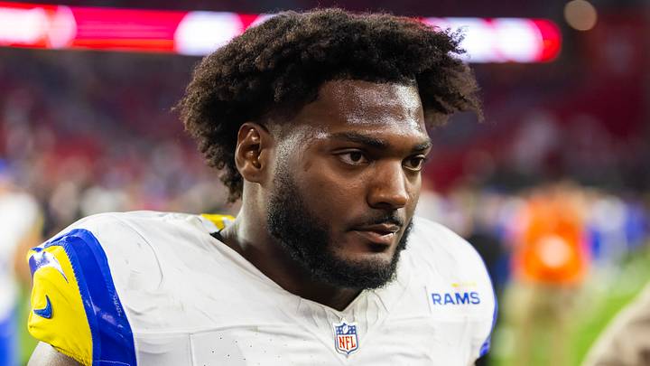 Los Angeles Rams linebacker Josaiah Stewart.