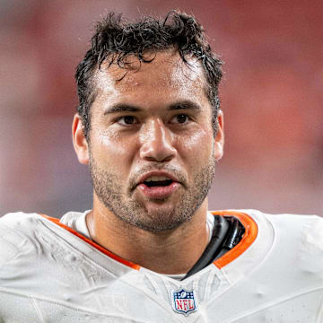 Denver Broncos linebacker and former Utah Utes standout Karene Reid (47) made the Broncos' initial 53-man roster.