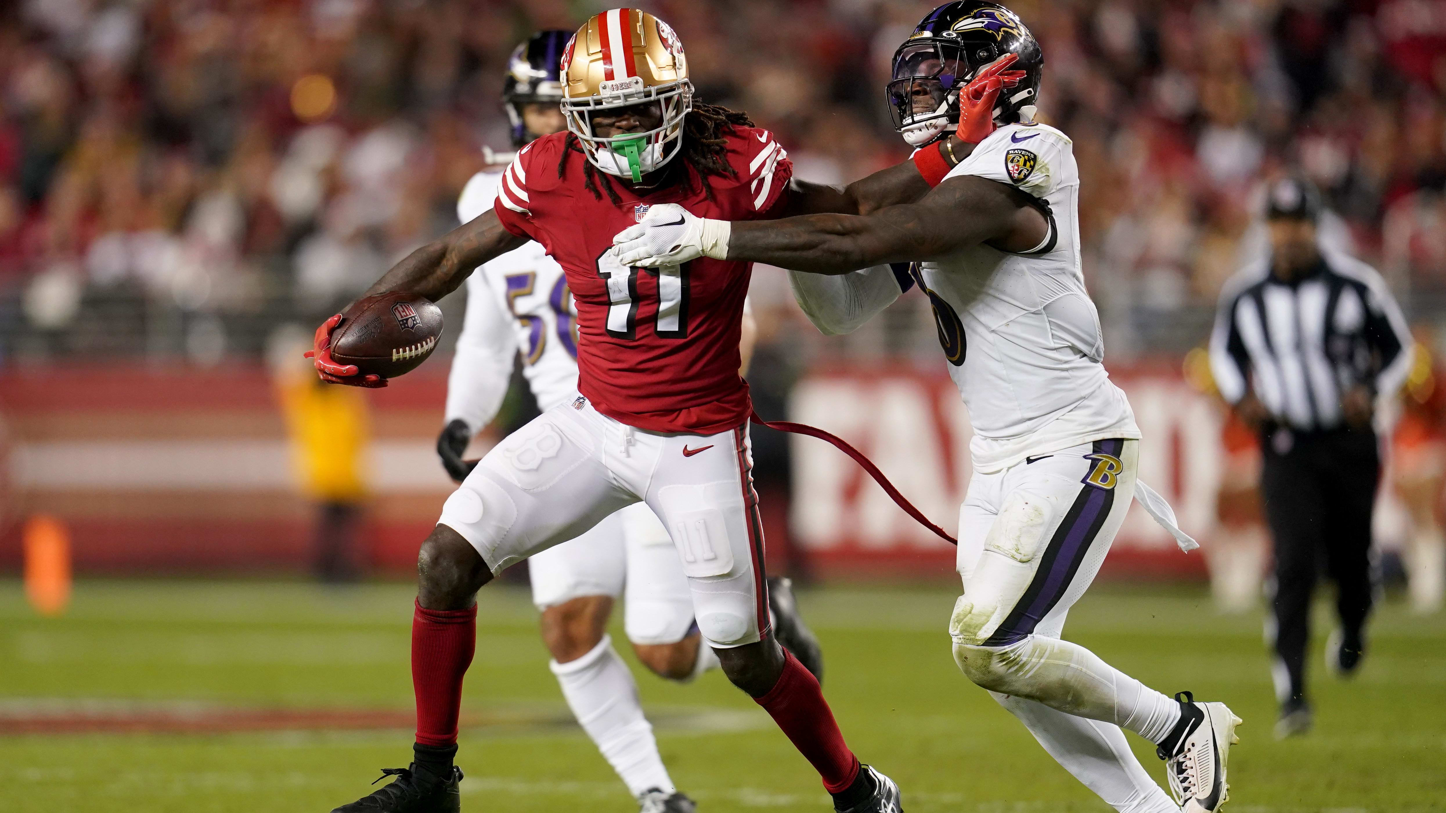 Baltimore Ravens Rival Pittsburgh Steelers Trade for San Francisco 49ers WR Brandon Aiyuk?