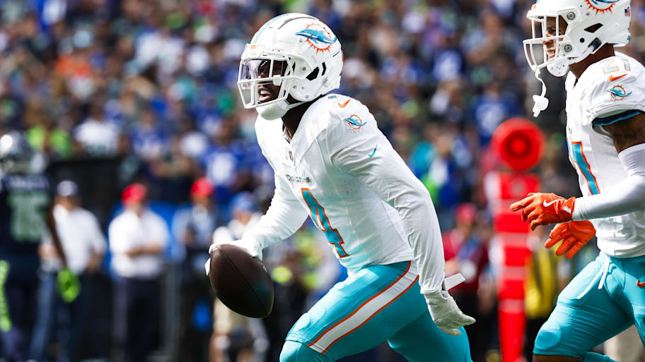 Miami Dolphins starting cornerback Kader Kohou is out for the season. | Joe Nicholson-Imagn Images