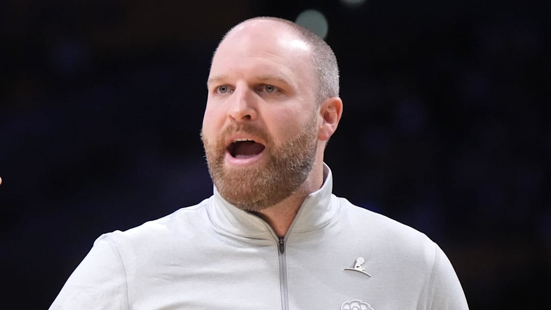 Memphis Grizzlies coach Taylor Jenkins reacts in the first half against the Los Angeles Lakers at Crypto.com Arena on December 15, 2024.