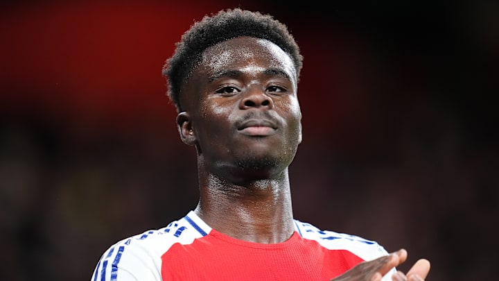 Bukayo Saka should be back in the starting lineup for Arsenal on the weekend. 