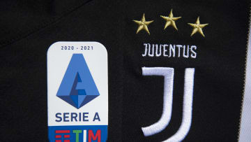 The Serie A Logo and Juventus Club Badge