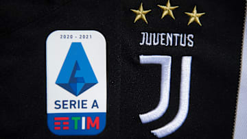 The Serie A Logo and Juventus Club Badge