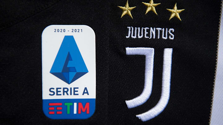 The Serie A Logo and Juventus Club Badge