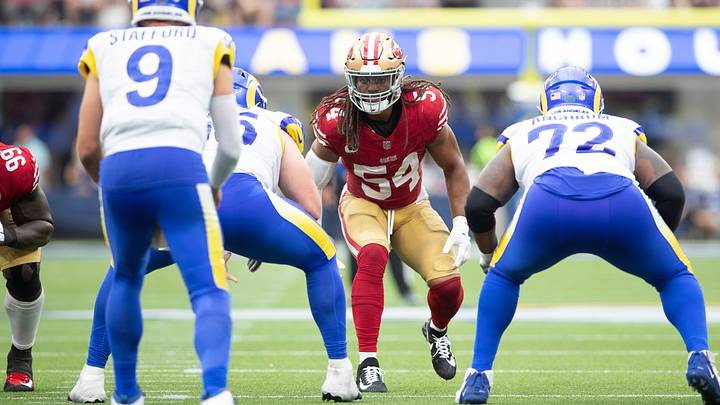 San Francisco 49ers linebacker Fred Warner (54)