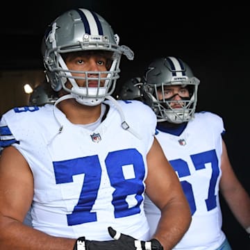 Dallas Cowboys offensive tackle Terence Steele.