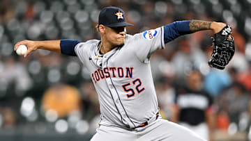 Houston Astros pitcher Bryan Abreu