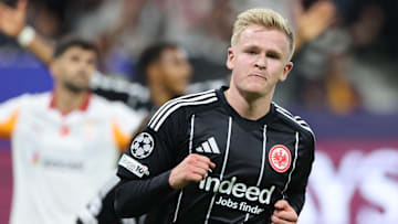Jonathan Burkardt im Trikot von Eintracht Frankfurt
