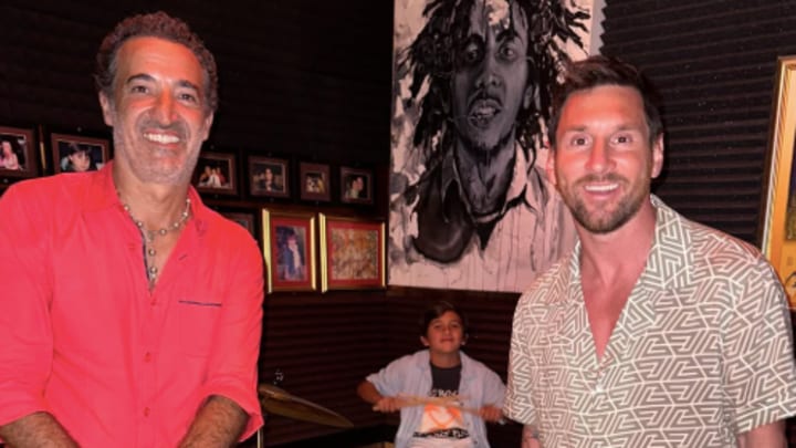 "Gerry" Cea, Messi y el hijo del astro argentino, una de las fotos favoritas del dueño de Prima Pasta