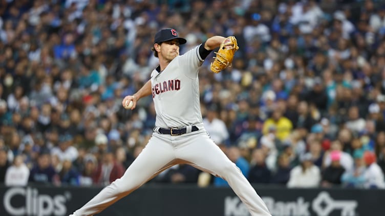 Shane Bieber threw six scoreless innings against Seattle in his first start