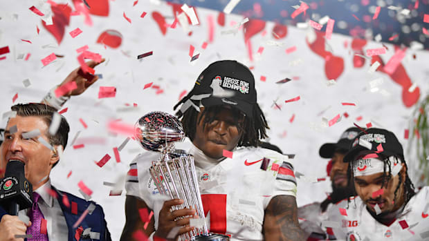 Ohio State Buckeyes wide receiver Jeremiah Smith (4)
