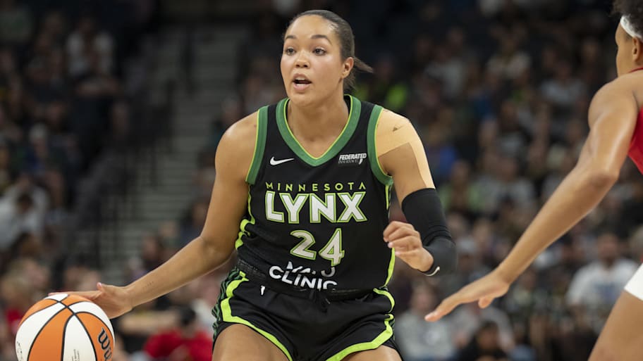 Lynx forward Napheesa Collier scored 32 points in her first game back from injury. | Jesse Johnson-Imagn Images