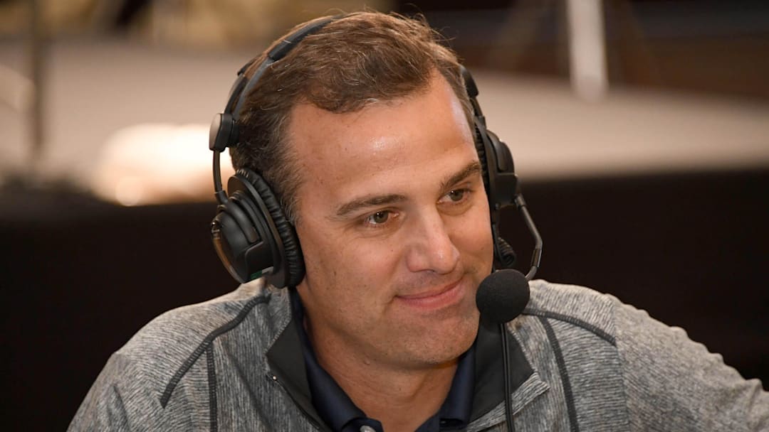 Jul 24, 2019; Los Angeles, CA, USA; NFL Network analyst Daniel Jeremiah during Pac-12 football media day at Hollywood & Highland. Mandatory Credit: Kirby Lee-Imagn Images