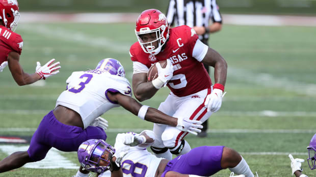 Raheim Sanders against Western Carolina