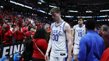 NC State v Duke; Duke basketball forward Kyle Filipowski