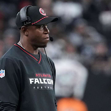 Atlanta Falcons coach Raheem Morris