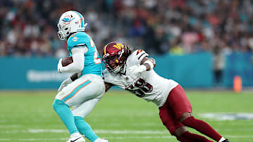 Miami Dolphins RB De'Von Achane, Washington Commanders LB Jordan Magee