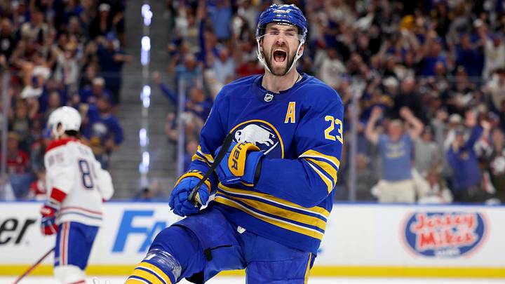 Buffalo Sabres defenseman Mattias Samuelsson