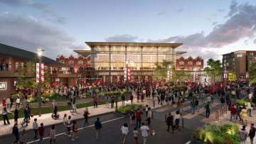 New renderings of the City of Norman's proposed entertainment district, which will include a new arena for Oklahoma's athletic teams, were provided during a Wednesday meeting at the University of Oklahoma's Evans Hall. A vote by the city Planning Commission will take place on June 13, after which it will go to City Council for final approval and could begin construction as early as 2025.